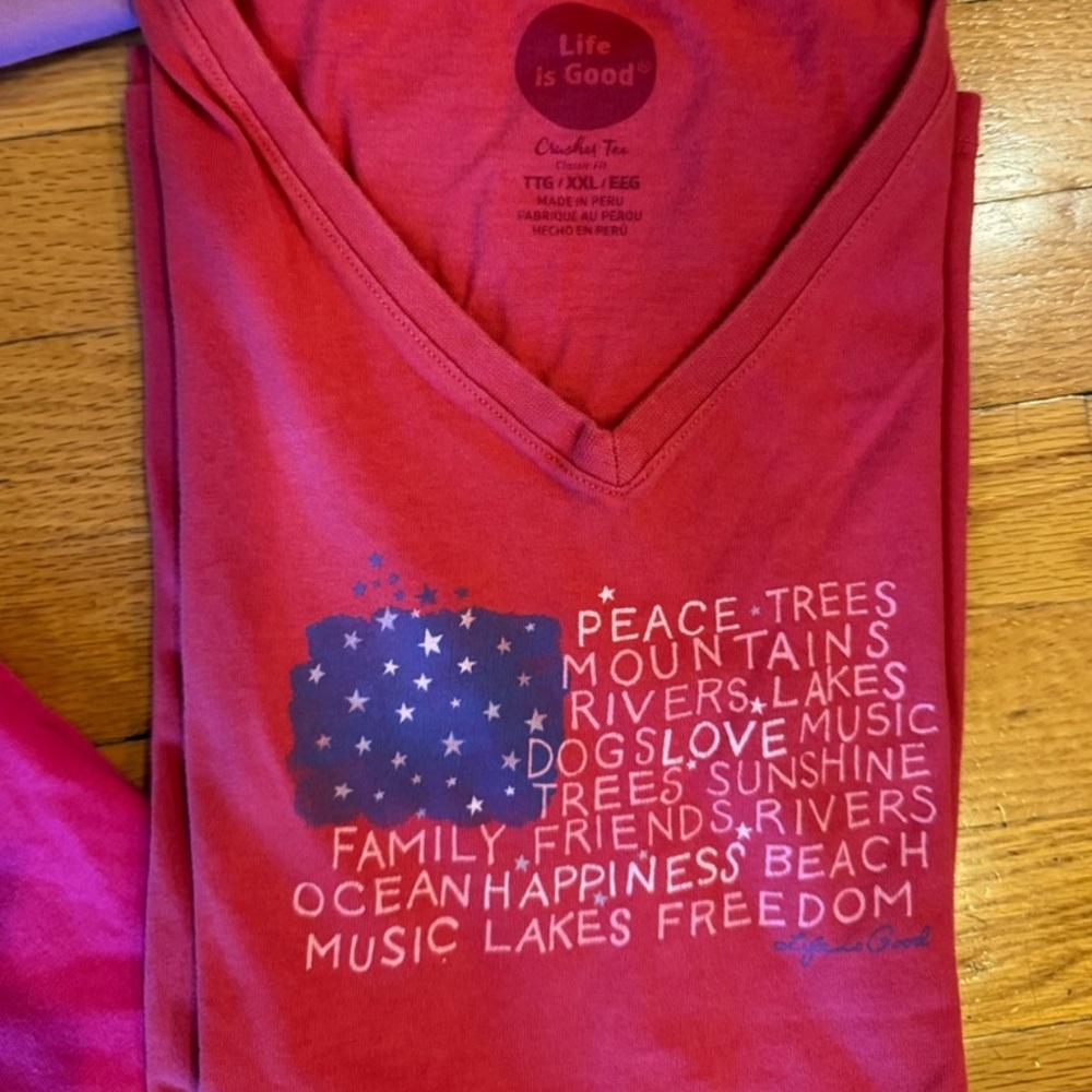 Life Is Good V-Neck
